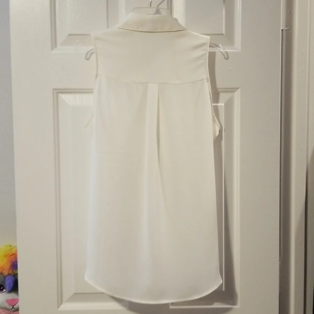 ✨️Express Zip Front Sleeveless Portofino Shirt Original Fit Size Small - Picture 7 of 11